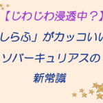 ソバーキュリアスかっこいい
