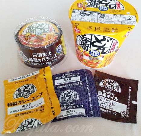 完全メシ日清どん兵衛カレーうどん4