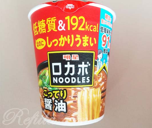 明星ロカボヌードルこってり醤油1