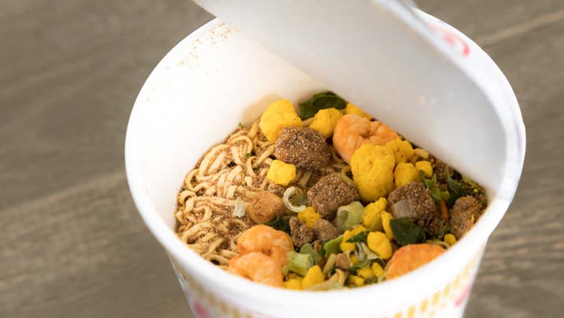 カップ麺の具材イメージ